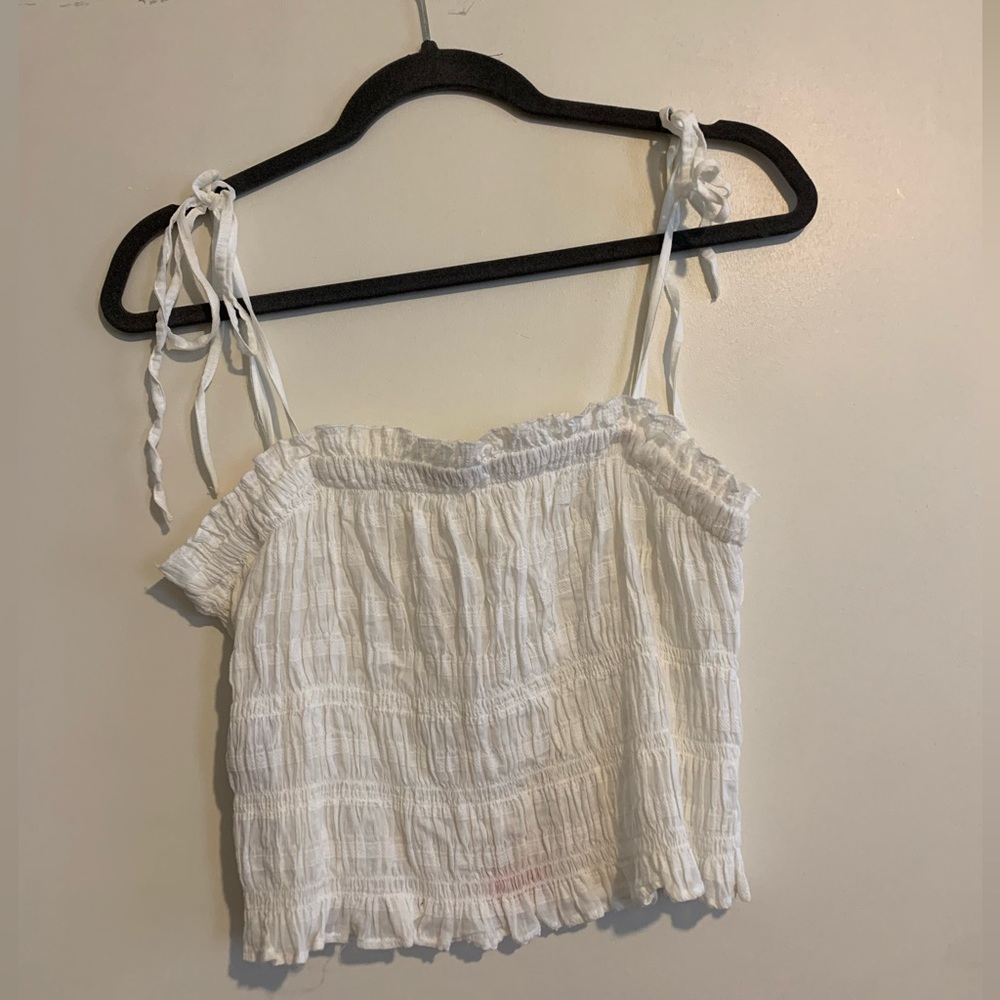 Mango White Tank Top
